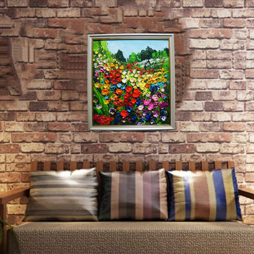 油絵 絵画 【Wild flowers】 絵画 HR 通販 16777402｜Creema