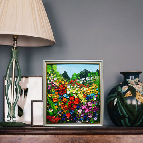 油絵 絵画 【Wild flowers】 油絵 絵画 【Wild flowers】 絵画 HR 通販 16777402｜Creema