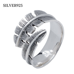 Amazon | 「silverKYASYA」シルバー925 フェザーリング 銀