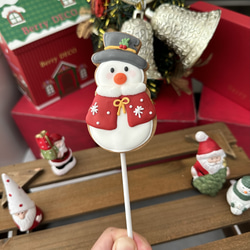 クリスマス スティック  アイシングクッキー 【サンタ/スノーマン/トナカイ】 9枚目の画像