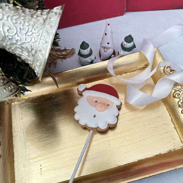 クリスマス スティック  アイシングクッキー 【サンタ/スノーマン/トナカイ】 5枚目の画像