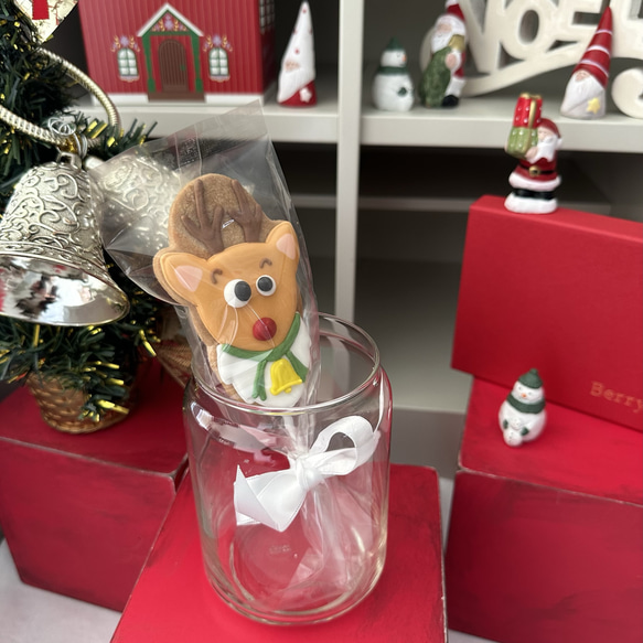 クリスマス スティック  アイシングクッキー 【サンタ/スノーマン/トナカイ】 8枚目の画像