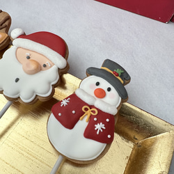 クリスマス スティック  アイシングクッキー 【サンタ/スノーマン/トナカイ】 7枚目の画像