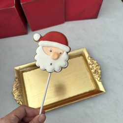 クリスマス スティック  アイシングクッキー 【サンタ/スノーマン/トナカイ】 10枚目の画像