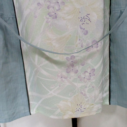 ７４４５　花柄の着物で作ったプルオーバー　#送料無料 11枚目の画像