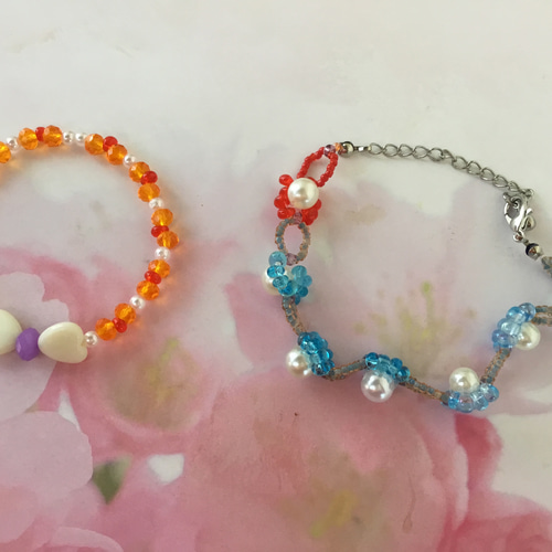 ビーズブレスレット 2個セット ブレスレット ビーズアクセサリー 