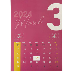 2024年　壁掛カレンダー 3枚目の画像