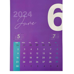 2024年　壁掛カレンダー 6枚目の画像