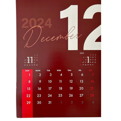 2024年　壁掛カレンダー 12枚目の画像