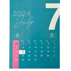 2024年　壁掛カレンダー 7枚目の画像