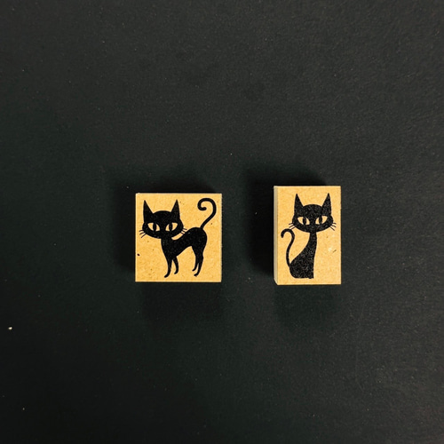 くりこ様❤ねこ 黒ネコ 印鑑スタンド♡
