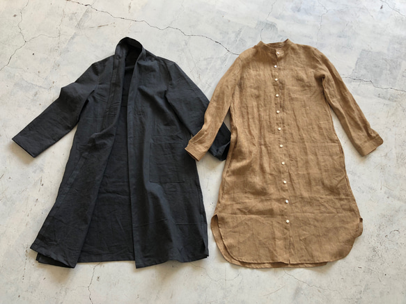 【お出掛けSET】Lサイズ　コート＆ロングシャツ701 5枚目の画像
