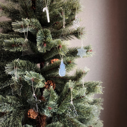  クリスマスオーナメント 5個セット クリスマスオーナメント5個セット アクリル クリア 透明 ガーランド