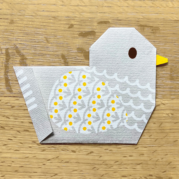 鳥型ぽち袋 ５枚入【受注製作】 3枚目の画像