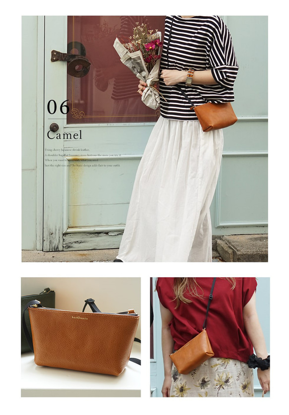 本革 ミニショルダーバッグ［Leo-レオ］【ブラック】 hoshinooto 11枚目の画像