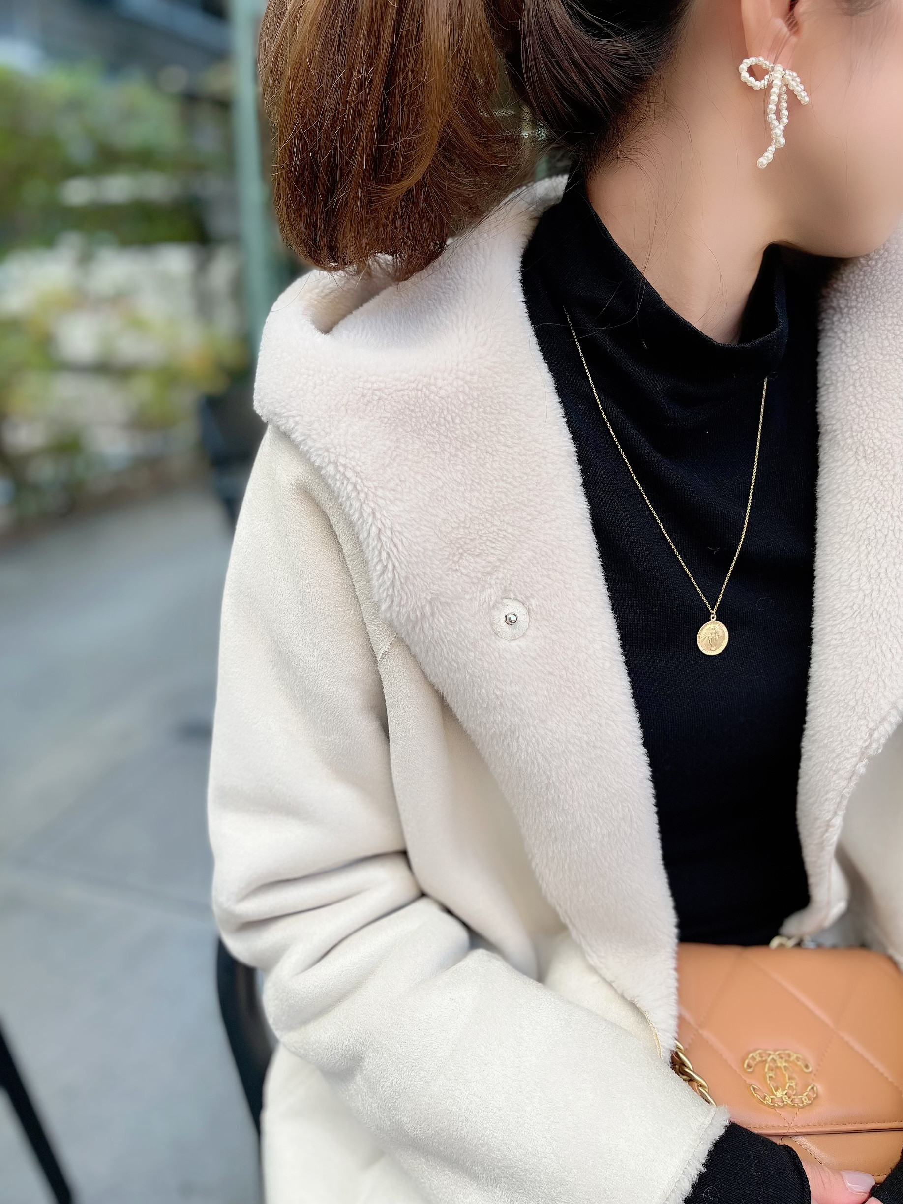 *coco vanilla* 14kgf マリアコイン ロングネックレス “奇跡のメダイ“