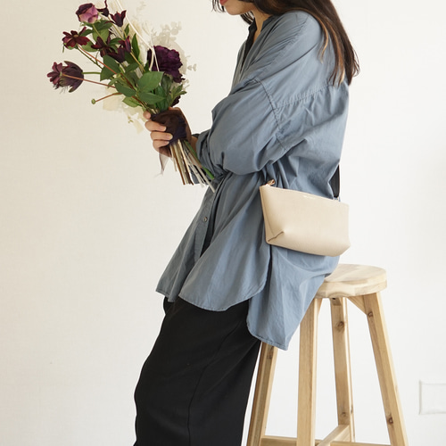 本革 ミニショルダーバッグ［Leo-レオ］【ベージュ】 hoshinooto