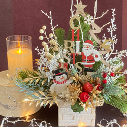 "Merry xmas！サンタとスノーマン君のクリスマス飾り＂　 15枚目の画像