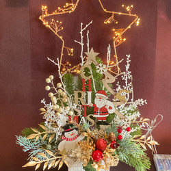"Merry xmas！サンタとスノーマン君のクリスマス飾り＂　 8枚目の画像