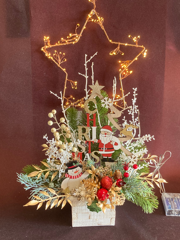 "Merry xmas！サンタとスノーマン君のクリスマス飾り＂　 8枚目の画像