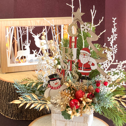 "Merry xmas！サンタとスノーマン君のクリスマス飾り＂　 3枚目の画像