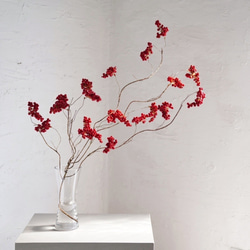 （水換え不要）赤い実の枝物　花瓶挿し 5枚目の画像