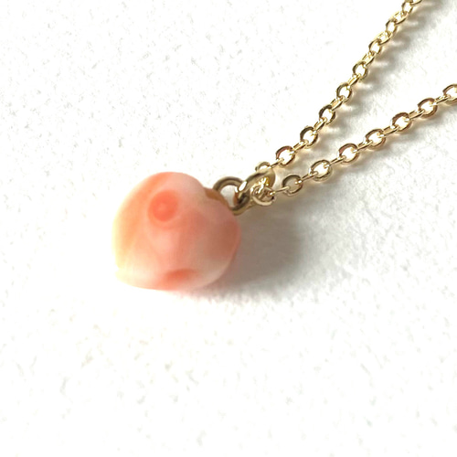 【価格変更】ピンク珊瑚 ネックレス サンゴ ゴールド色留め具 価格変更】ピンク珊瑚 ネックレス サンゴ ゴールド色留め具