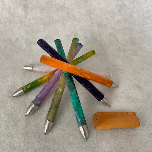 アクリル ペン立て 八角形