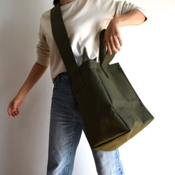 PLUS SHOULDER TOTE BAG（オリーブ/カーキ） 9枚目の画像