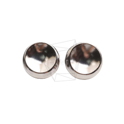 ERG-2526-R【2個入り】ラウンドピアス,Round Ear Post/19.3mm x 19.4mm 1枚目の画像