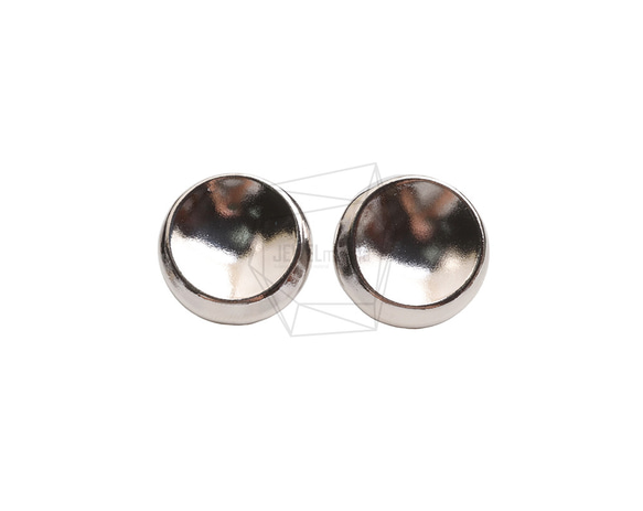 ERG-2526-R【2個入り】ラウンドピアス,Round Ear Post/19.3mm x 19.4mm 1枚目の画像