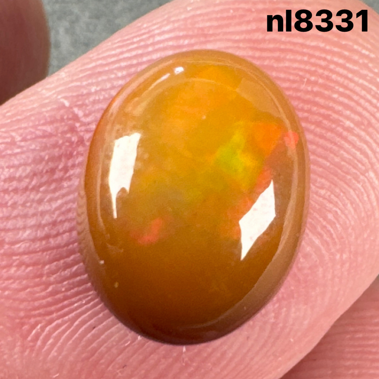 【エチオピア産】ファイアーオパールのルース 8/3 22時販売】エチオピア産ファイアオパール 1.547ctルース