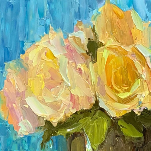 油彩画 Brighten Your Day 絵画 Sachi Yoshimoto Art 通販 油彩画 Brighten Your Day 絵画 Sachi Yoshimoto Art 通販