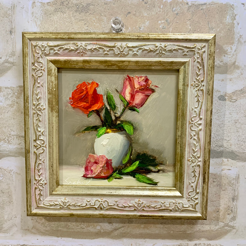 油彩画 Rose Love 絵画 Sachi Yoshimoto Art 通販 16779463