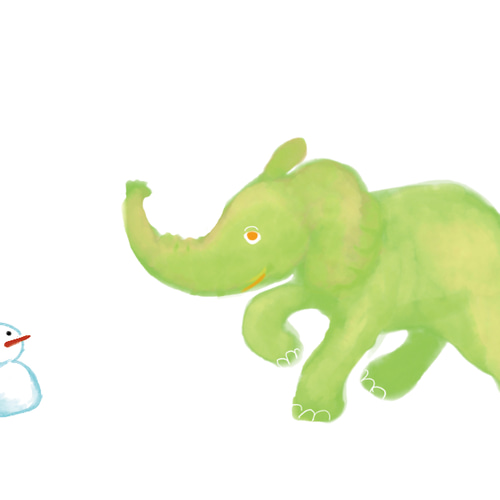 21 タイ現代アート ゾウさん キャンバス・アクリル 20x30cm 2025 21 タイ現代アート ゾウさん キャンバス・アクリル 20x30cm 2025