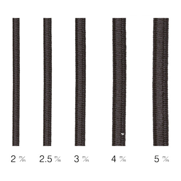 ゴム紐  ハードタイプ BEL-14 サイズ・カラー・入数選択 2枚目の画像