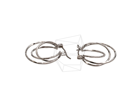 ERG-2541-R [2 件] 三圓柱耳環 第3張的照片