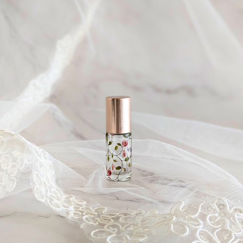 ラデュレ風 ロールオン アトマイザー 香水瓶 ボトル ピンク 【送料無料