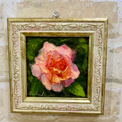 油彩画　Garden Rose 2枚目の画像