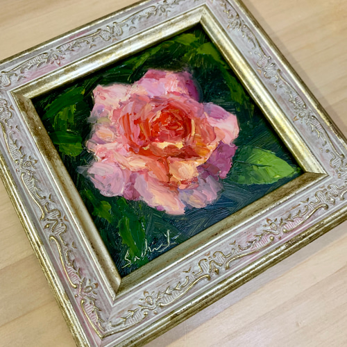 油彩画 Garden Rose 絵画 Sachi Yoshimoto Art 通販 16779852