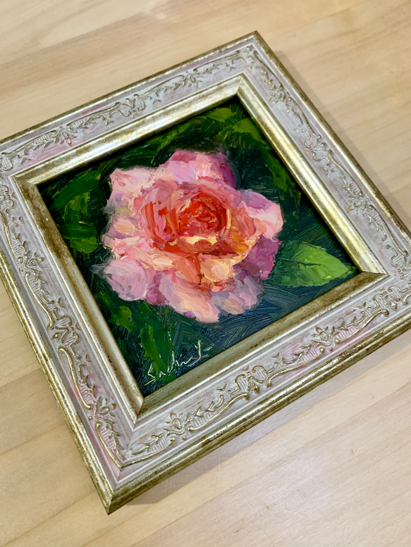 油彩画　Garden Rose 7枚目の画像