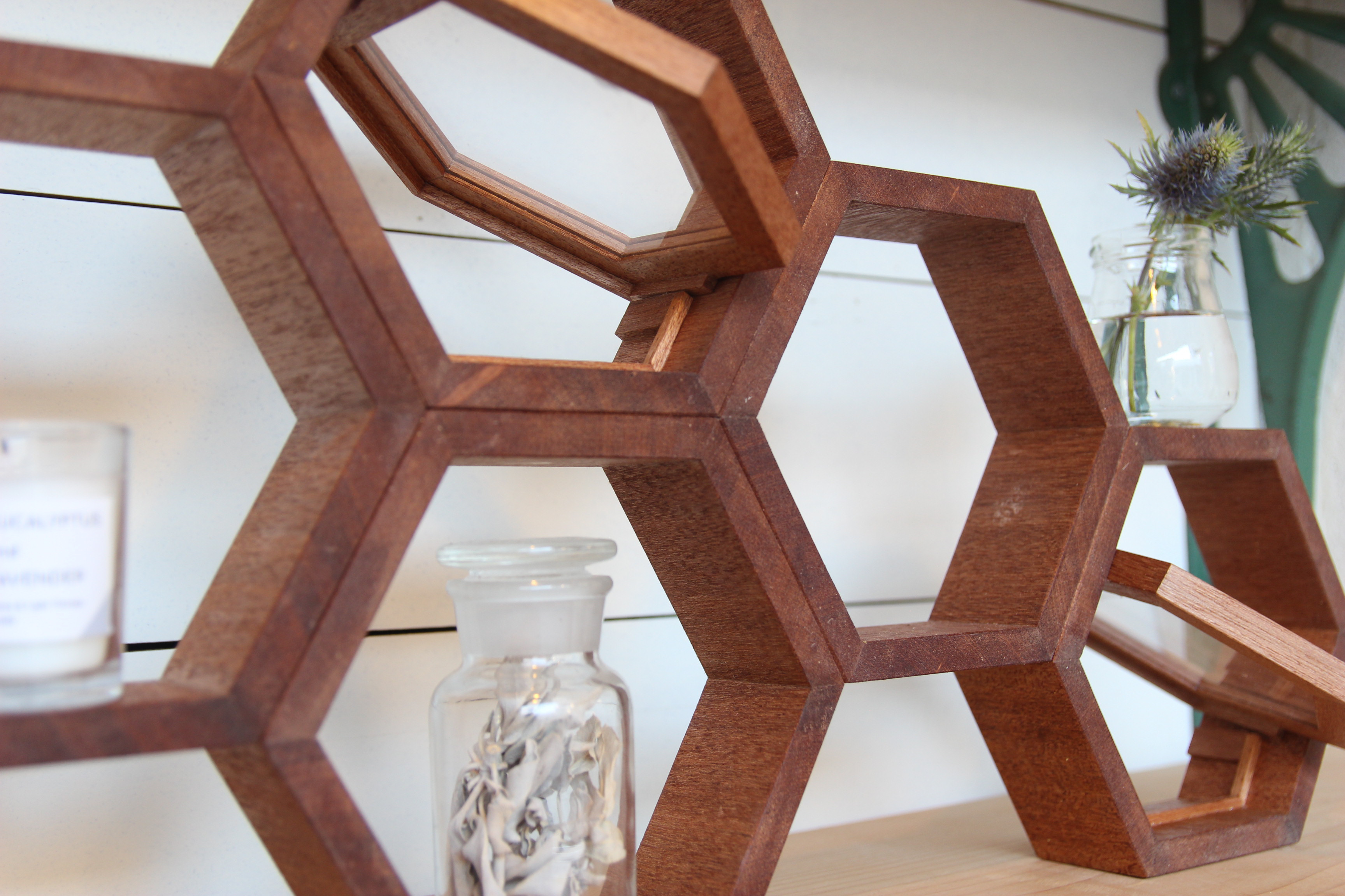 蜂の巣型インテリア装飾 約20cm 蜂の巣型インテリア装飾 約20cm