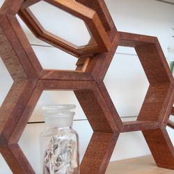 蜂の巣の飾り棚 ミツバチ beehive display shelf その他インテリア雑貨