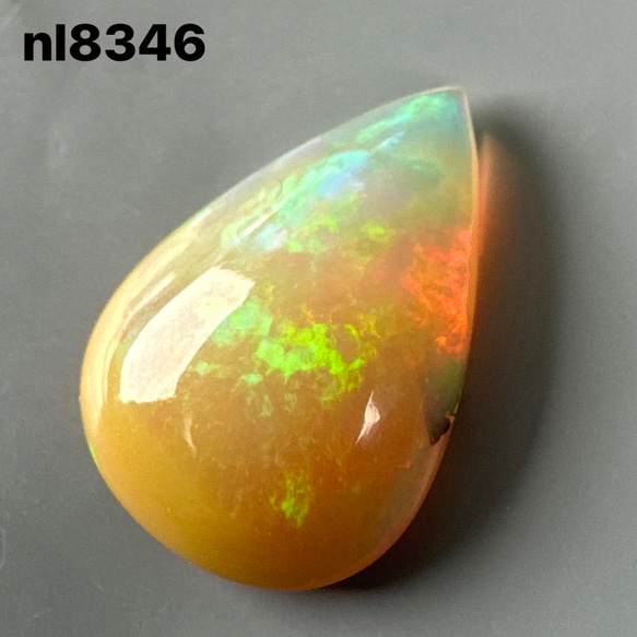 オパール 5A エチオピア産 16.5ミリ ルース nl8346 天然石 pinky 通販 