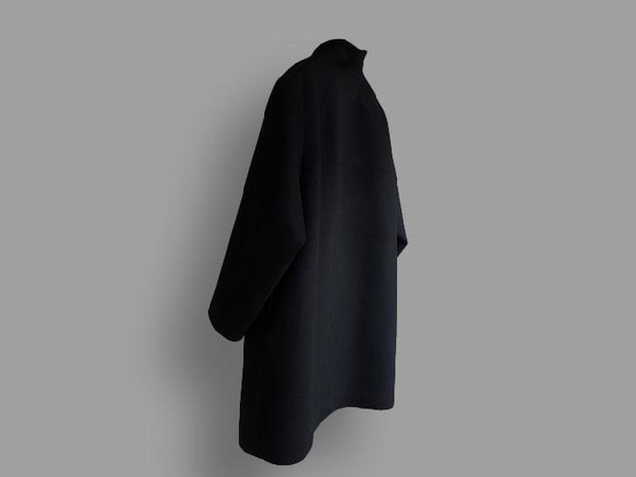 ～Seriesかる～いコート…カシミア100％・黒～ 3枚目の画像