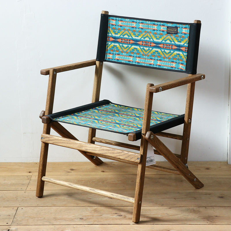 SALE【アルトメサディープターコイズ】Pendleton×TurnBuckleペンドルトンフォールディングチェアS