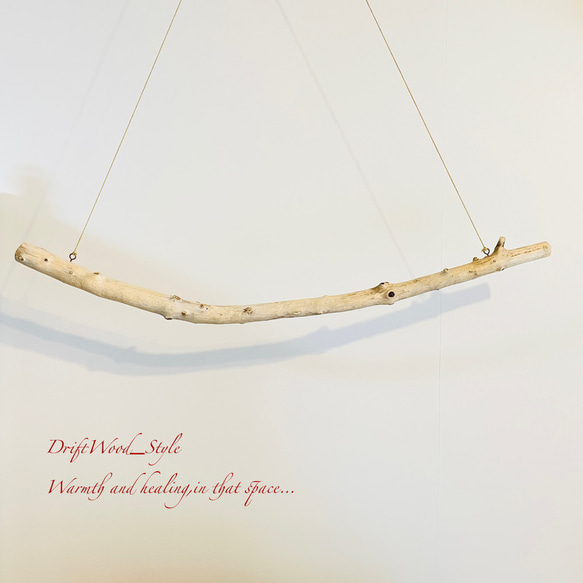 流木インテリア 緩やかな曲線を描く大型流木のハンガーラック 北欧 衣装掛け ハンギング 吊り下げ ハンガーポール N5 7枚目の画像