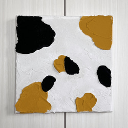 テクスチャーアート「空とお月さま」原画 ハンドメイド 送料無料