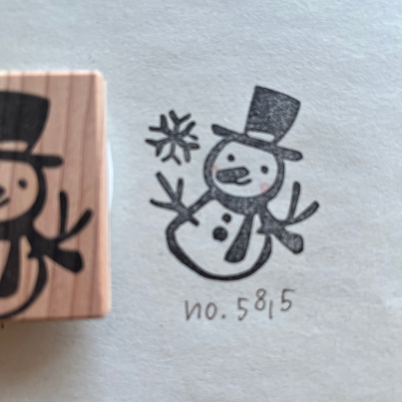 スタンプ　No. 5815 Snow man 1枚目の画像