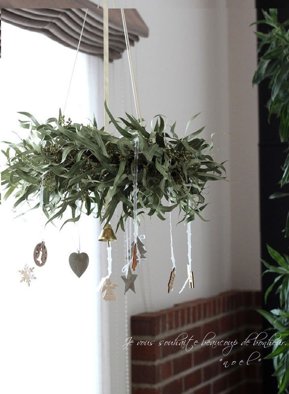 ユーカリ　フライングリース 特価】パンパスグラス ユーカリ フライングリース 34～38cm